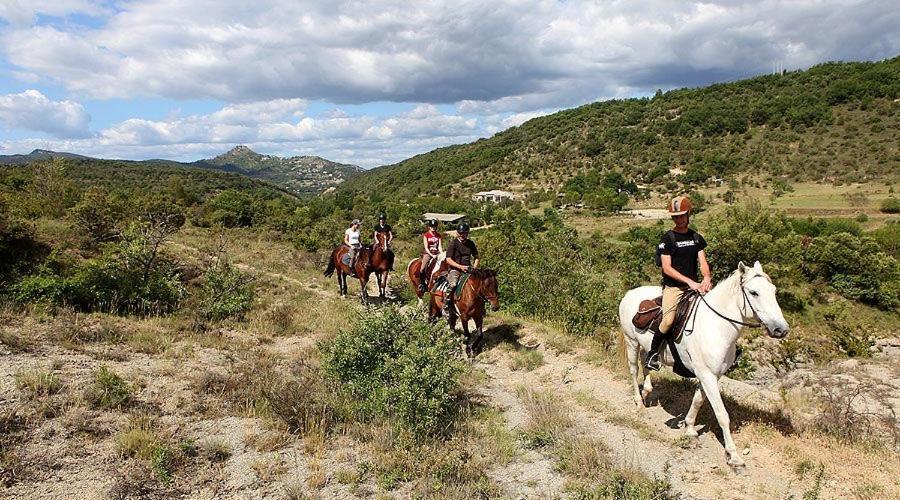 Hebergements Des Posas Sampzon Exteriér fotografie